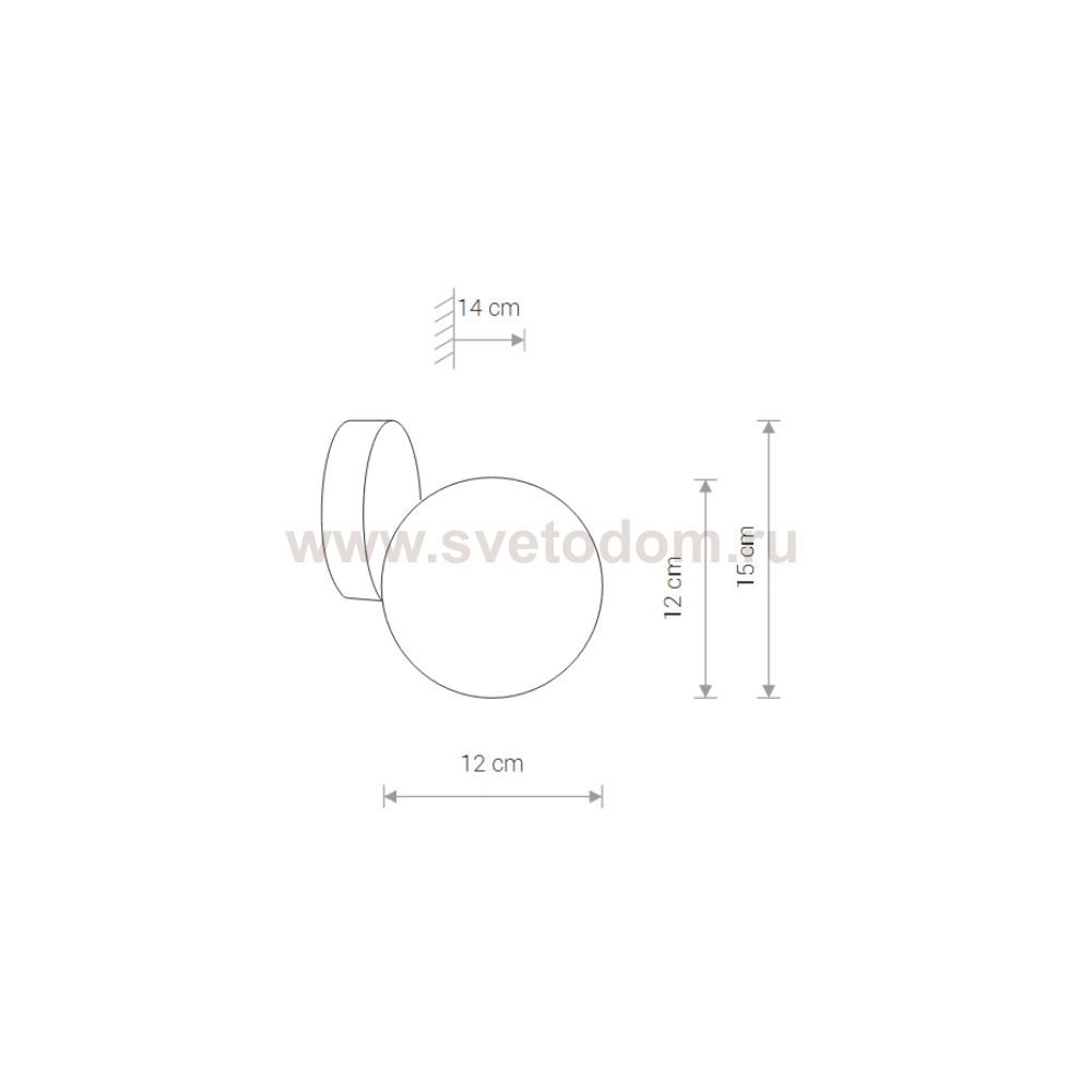 Настенный светильник Nowodvorski Ice Ball 8126