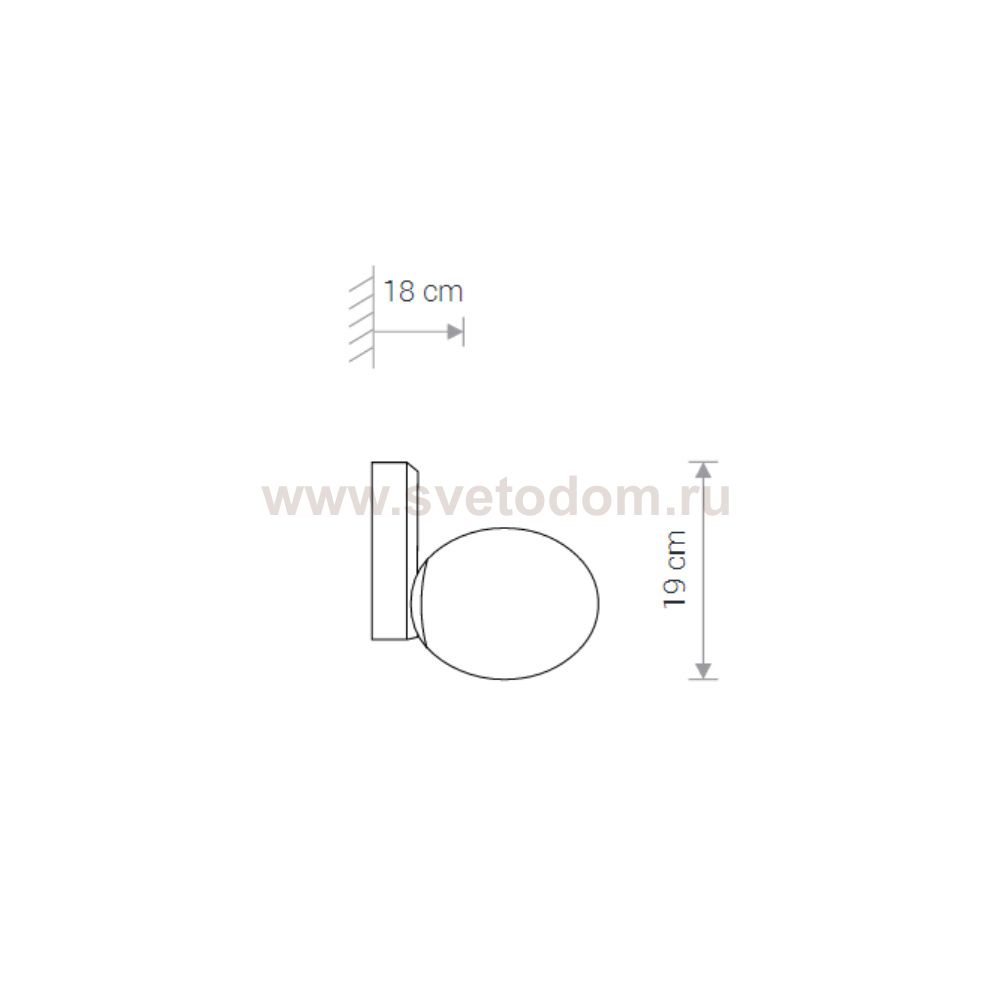 Настенный светильник Nowodvorski Ice Egg C 8132