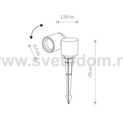 Ландшафтный светильник Nowodvorski Tubings M 8161