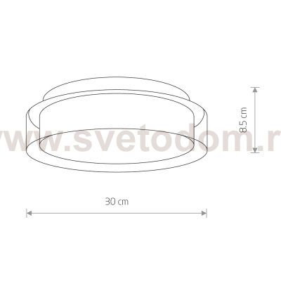 Потолочный cветильник Nowodvorski Pan Led 8173