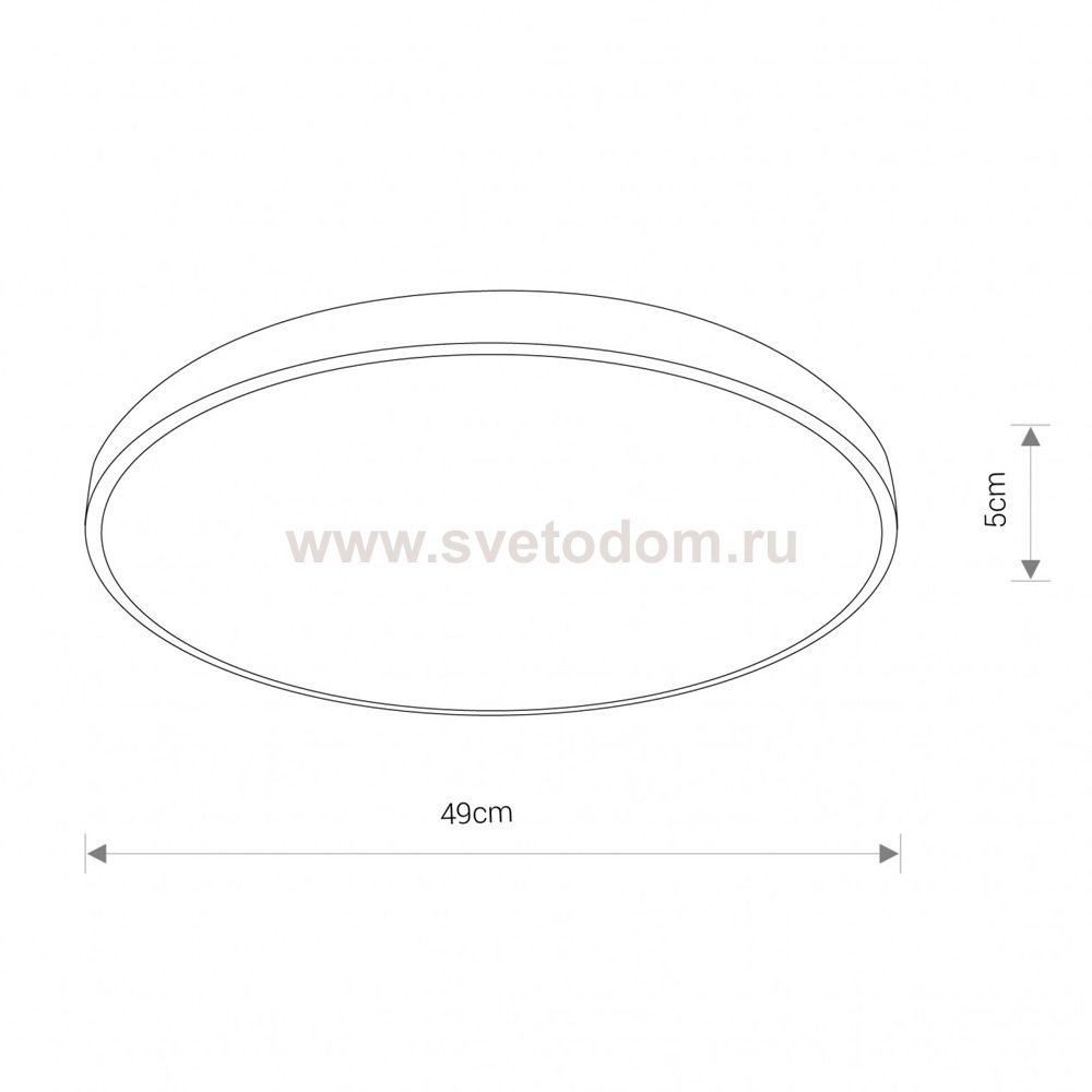 Потолочный cветильник Nowodvorski Agnes Round Led 8184