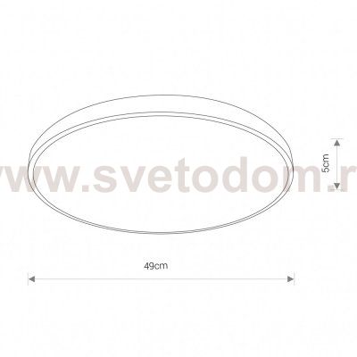 Потолочный cветильник Nowodvorski Agnes Round Led 8184