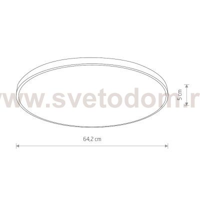 Потолочный cветильник Nowodvorski Agnes Round Led 8206