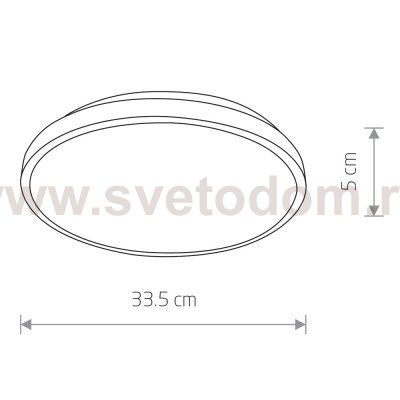 Потолочный cветильник Nowodvorski Agnes Round Led 8207