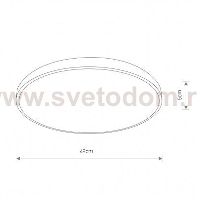 Потолочный cветильник Nowodvorski Agnes Round Led 8208