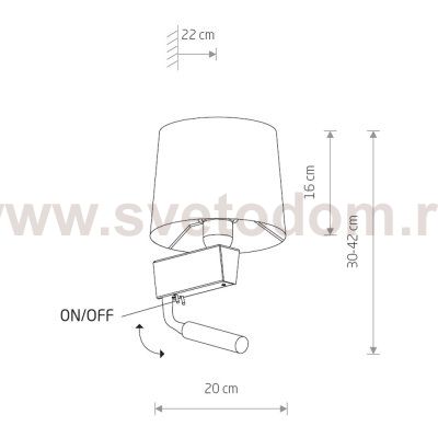 Настенный светильник  Nowodvorski Chillin 8213