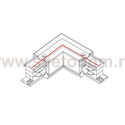 Коннектор L-образный правый Nowodvorski Ctls Power 8228