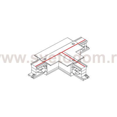 Коннектор T-образный левый 2 Nowodvorski Ctls Power 8238