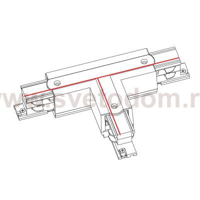 Коннектор T-образный правый 1 Nowodvorski Ctls Power 8241