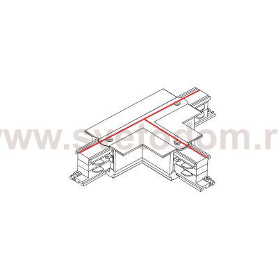 Коннектор T-образный левый 1 Nowodvorski Ctls Power 8248