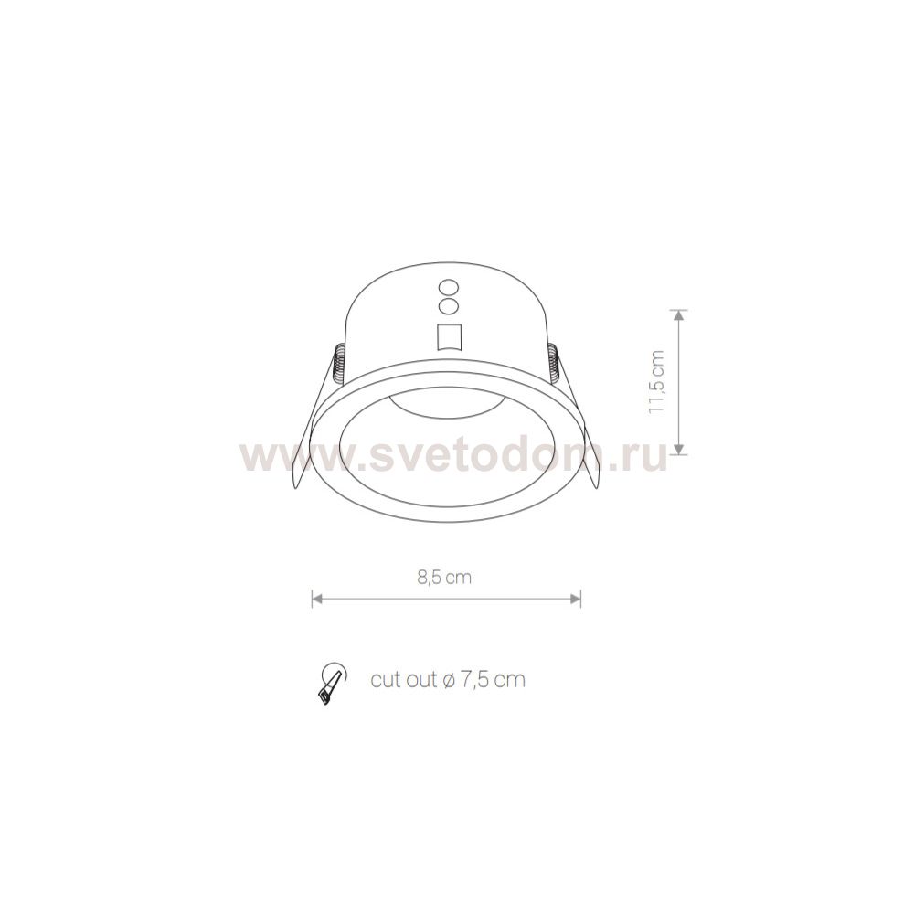 Встраиваемый светильник Nowodvorski Charlie 8366