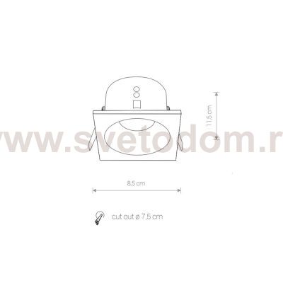 Встраиваемый светильник Nowodvorski Delta 8370