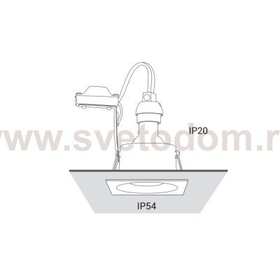 Встраиваемый светильник Nowodvorski Delta 8370