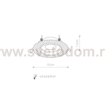 Встраиваемый светильник Nowodvorski Echo 8372