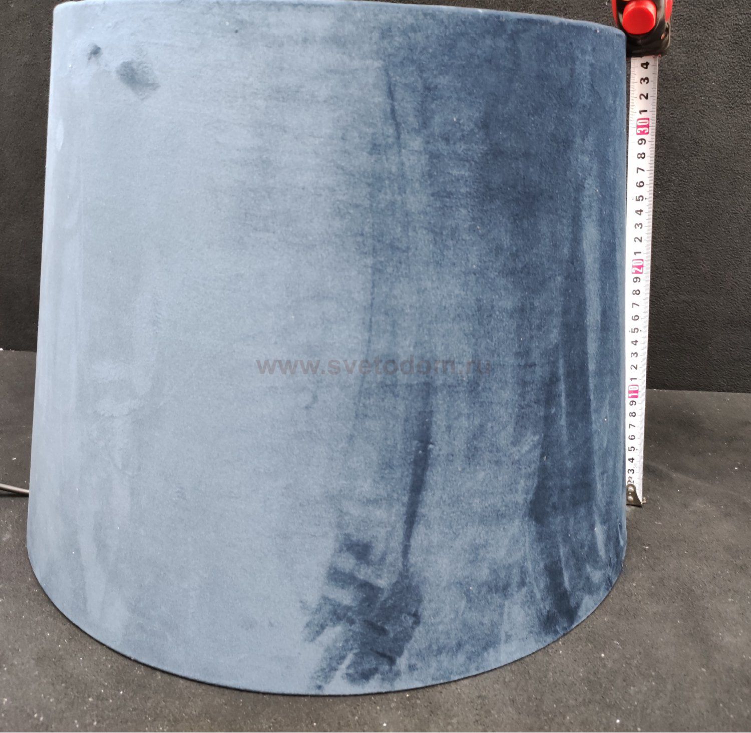 Подвесной светильник из синей замши Cone M 8443 Nowodvorski