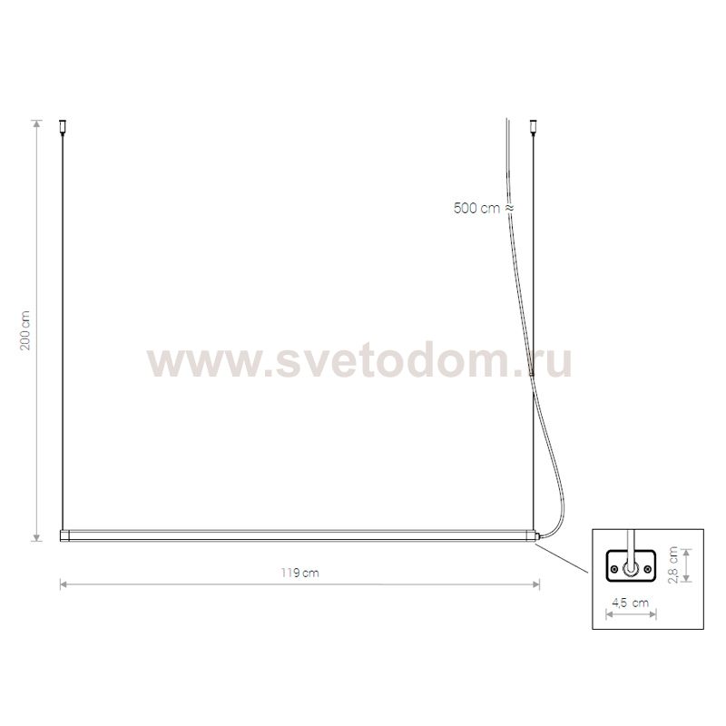 Плафон Nowodvorski Cameleon H Led 8454
