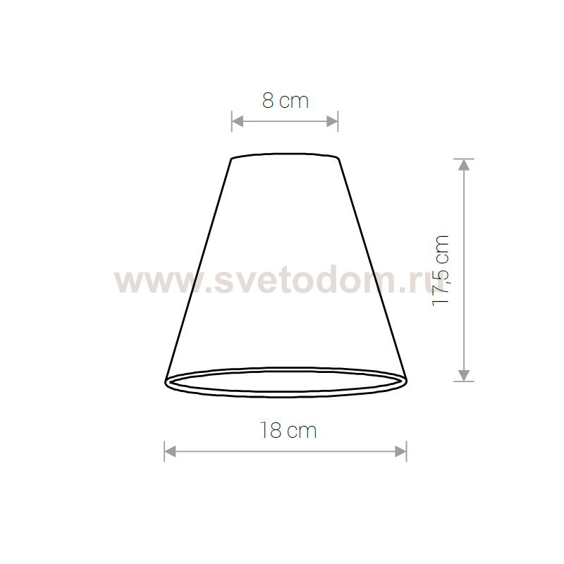 Абажур Nowodvorski Cameleon Cone S 8501