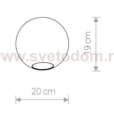 Плафон Nowodvorski Cameleon Sphere M 8530