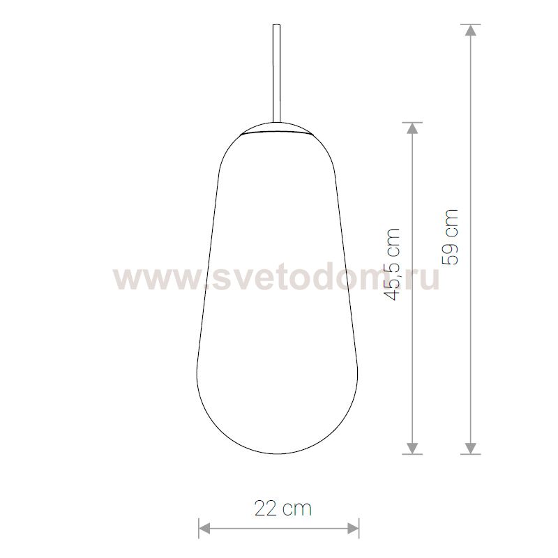 Плафон Nowodvorski Cameleon Pear L 8532