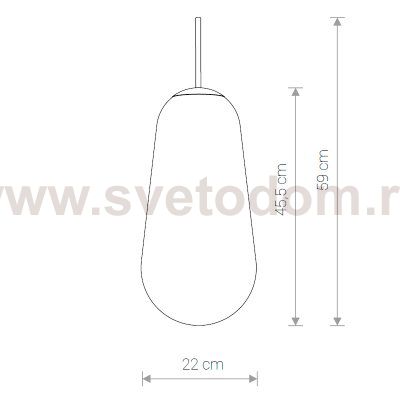 Плафон Nowodvorski Cameleon Pear L 8532