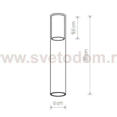 Плафон Nowodvorski Cameleon Cylinder L 8537