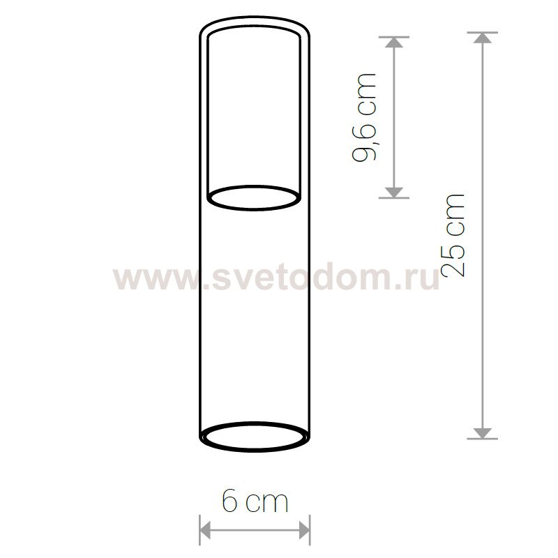 Плафон Nowodvorski Cameleon Cylinder M 8542
