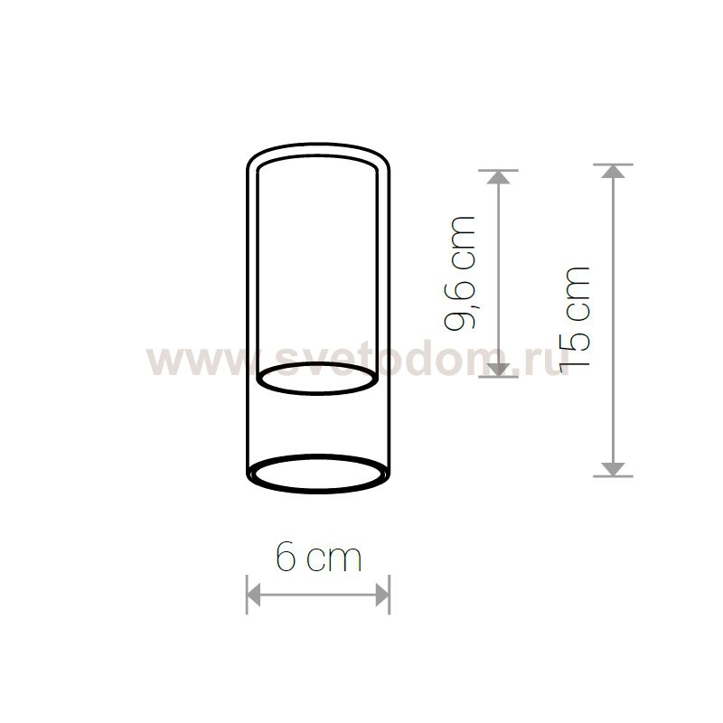 Плафон Nowodvorski Cameleon Cylinder S 8546