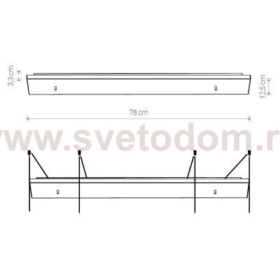 Основание для светильника Nowodvorski Cameleon Canopy D 780 8552