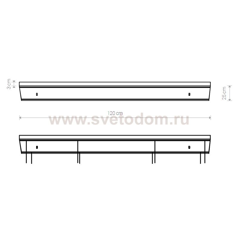 Основание для светильника Nowodvorski Cameleon Canopy C 1200 8555