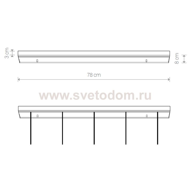 Основание для светильника Nowodvorski Cameleon Canopy B 780 8561