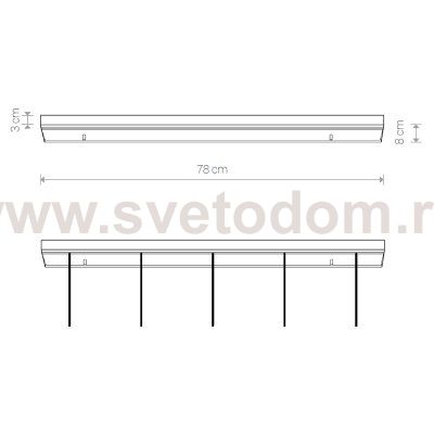 Основание для светильника Nowodvorski Cameleon Canopy B 780 8561