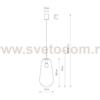 Подвесной светильник Pear L 8671 Nowodvorski
