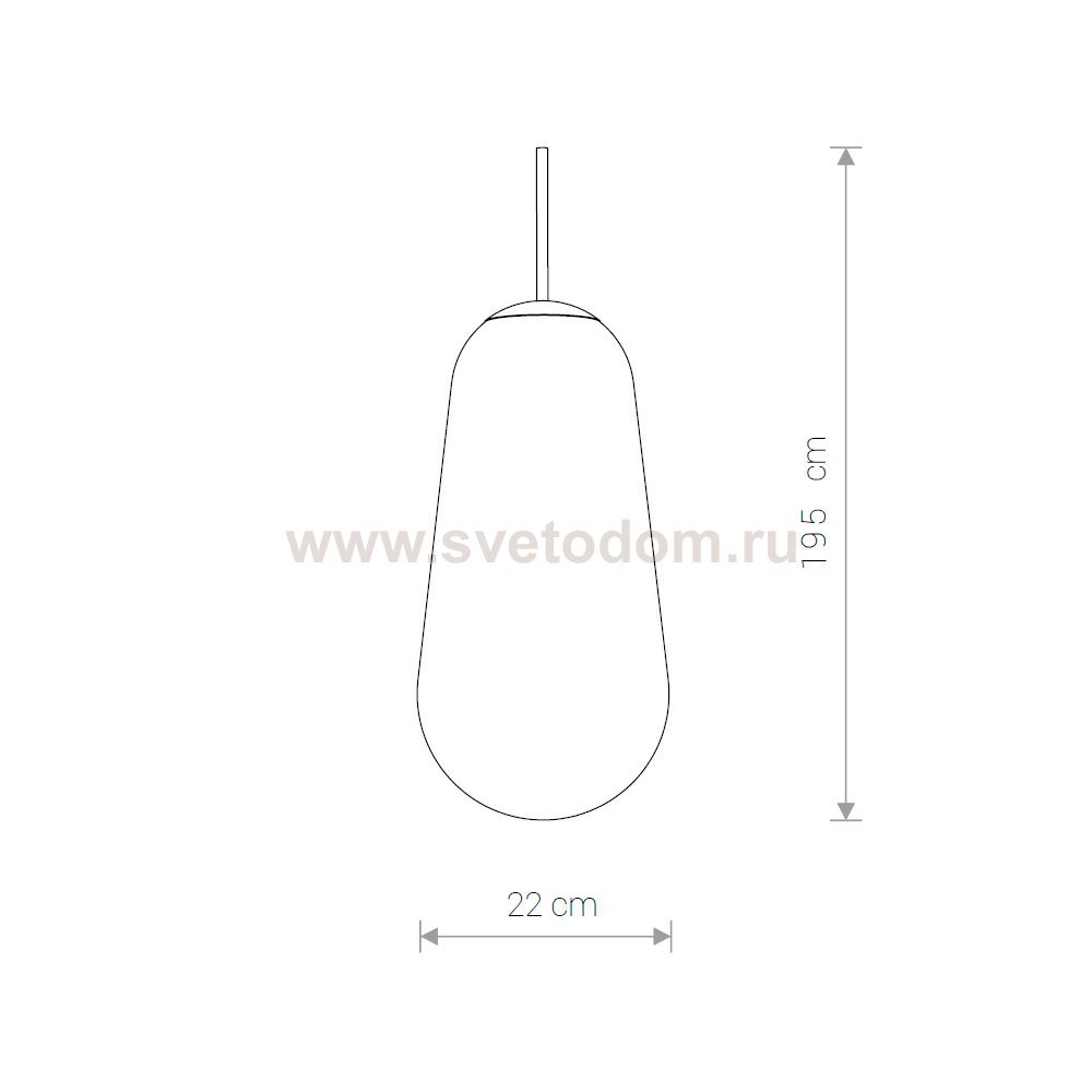 Подвесной светильник Pear L 8671 Nowodvorski