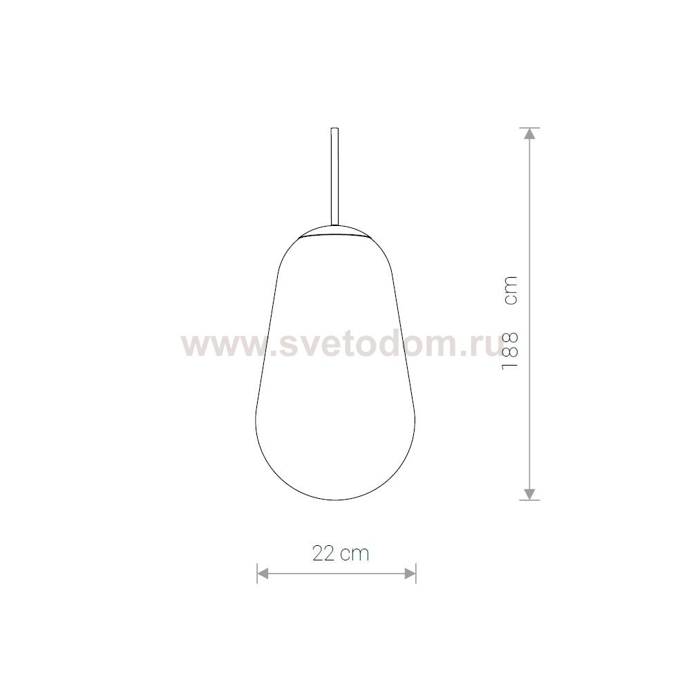 Подвесной светильник Pear M 8672 Nowodvorski