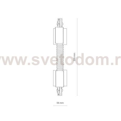 Коннектор прямой гибкий Nowodvorski Ctls Power 8676