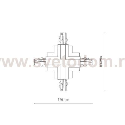 Коннектор X-образный Nowodvorski Ctls Power 8680