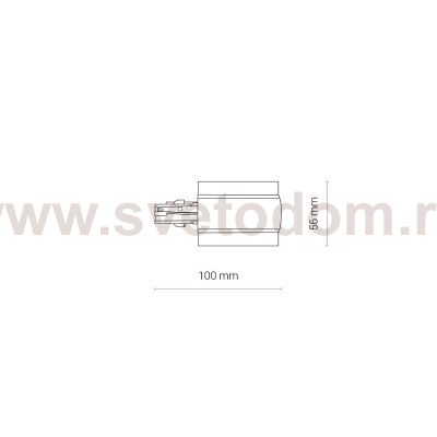 Заглушка с питанием правая Nowodvorski Ctls Power 8691