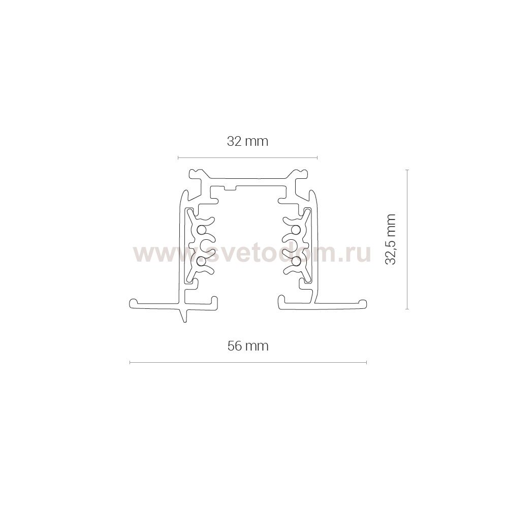 Встраиваемый шинопровод Nowodvorski Ctls Track 8695