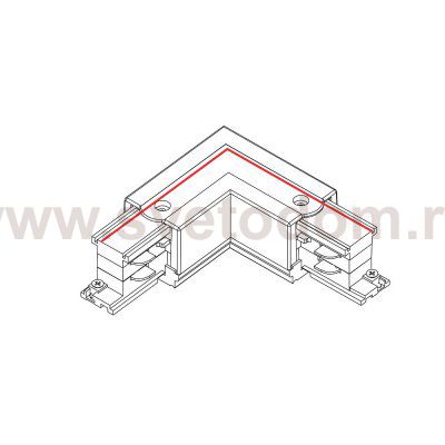 Коннектор L-образный левый Nowodvorski Ctls Power 8705