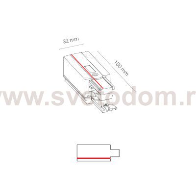 Заглушка с питанием правая Nowodvorski Ctls Power 8712