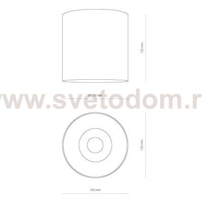 Накладной светильник Nowodvorski Ios Led 8727