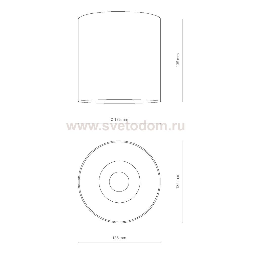 Накладной светильник Nowodvorski Ios Led 8733