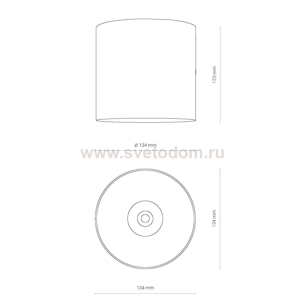 Накладной светильник Nowodvorski Ios Led 8743