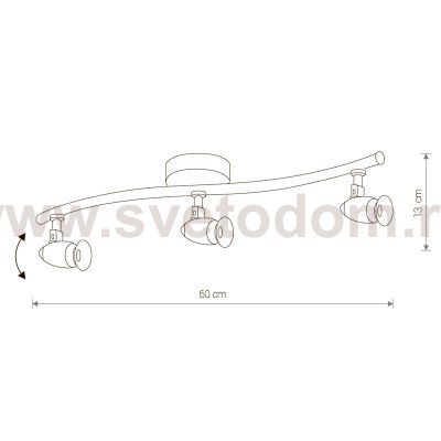 Спот Nowodvorski COLVILLE BLACK III 8813