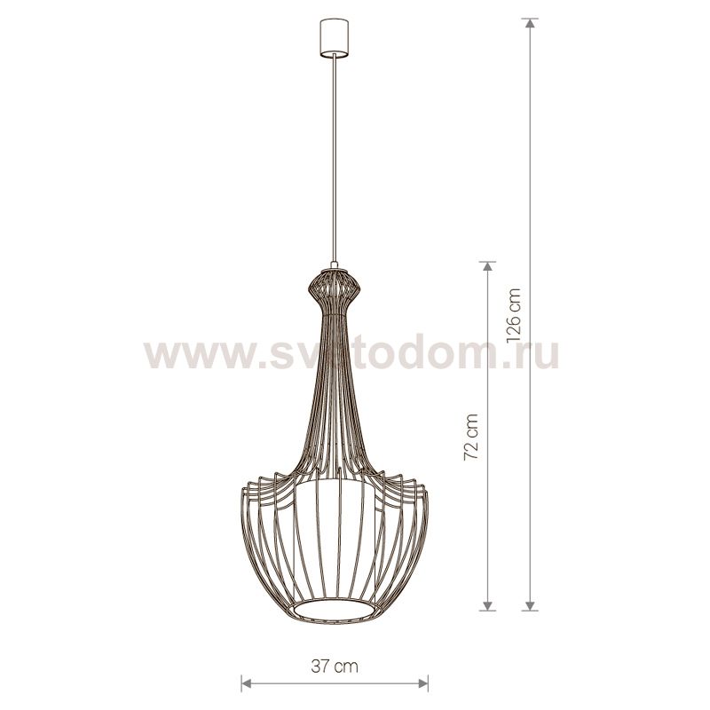 Люстра подвесная Nowodvorski LUKSOR PLUS WHITE S 8852