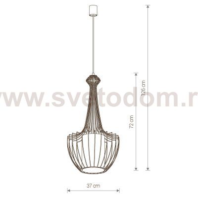 Люстра подвесная Nowodvorski LUKSOR PLUS WHITE S 8852