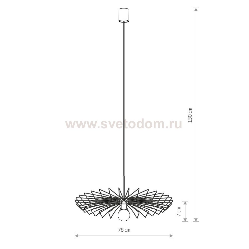 Люстра подвесная Nowodvorski UMBRELLA GOLD 8874