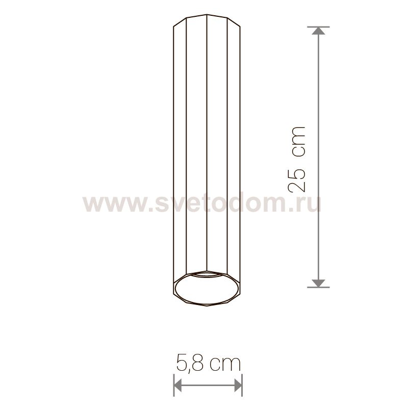 Светильник потолочный Nowodvorski POLY WHITE M 8877