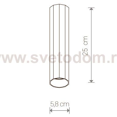 Светильник потолочный Nowodvorski POLY WHITE M 8877