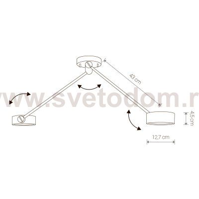 Светильник потолочный Nowodvorski CYCLON LED WHITE II 8893